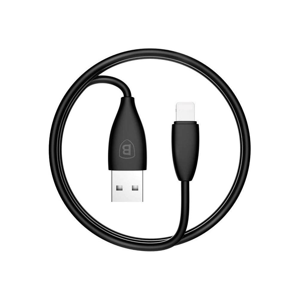 Hurtownia GSM - Kabel Baseus Small Pretty Waist USB do Lightning, 2A, 1,2 metra, czarny - BSU279BLK - {ean13} - Hurt