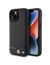Etui BMW BMHCP15S22NBCK Apple iPhone 15 Leather Carbon černý/black