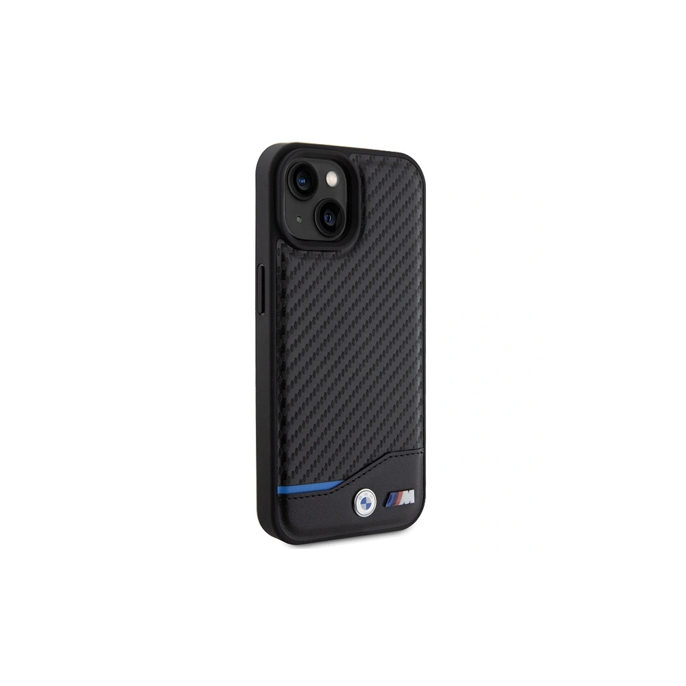 Hurtownia GSM - Etui BMW BMHCP15S22NBCK Apple iPhone 15 din piele carbon negru/black - BMW502 - {ean13} - Hurt