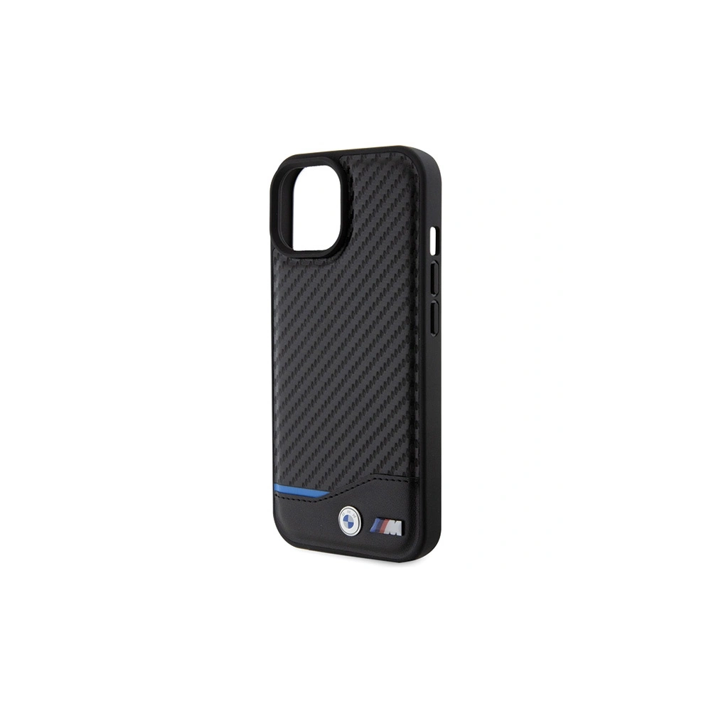 Hurtownia GSM - Etui BMW BMHCP15S22NBCK Apple iPhone 15 din piele carbon negru/black - BMW502 - {ean13} - Hurt