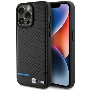 Hurtownia GSM - Case BMW BMHCP15X22NBCK Apple iPhone 15 Pro Max Leder Carbon schwarz/black - BMW504 - {ean13} - Hurt