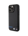 Wholesale BMW BMHCP15X22NBCK Apple iPhone 15 Pro Max Leather Carbon black - BMW504 - {ean13} - Hurt