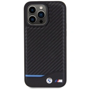 Hurtownia GSM - Etui BMW BMHCP15X22NBCK Apple iPhone 15 Pro Max bőr karbon fekete/black - BMW504 - {ean13} - Hurt