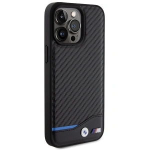 Hurtownia GSM - Etui BMW BMHCP15X22NBCK Apple iPhone 15 Pro Max bőr karbon fekete/black - BMW504 - {ean13} - Hurt