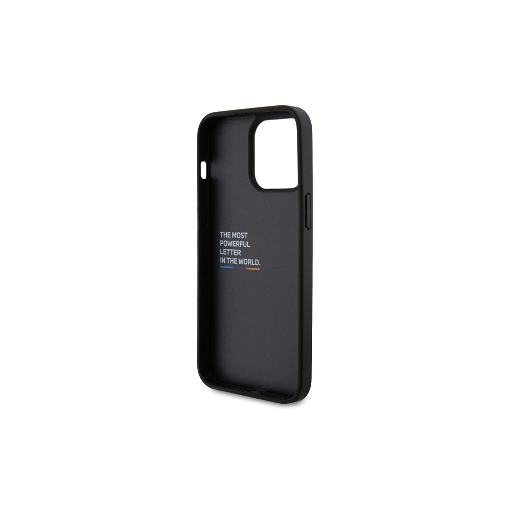 Wholesale BMW BMHCP15X22NBCK Apple iPhone 15 Pro Max Leather Carbon black - BMW504 - {ean13} - Hurt