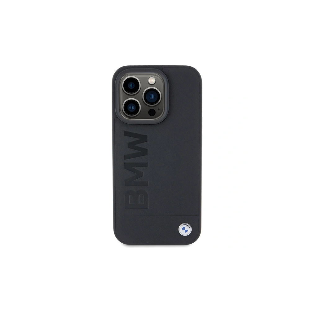 Hurtownia GSM - Case BMW BMHCP15XSLLBK Apple iPhone 15 Pro Max Leder Heißprägung schwarz/black - BMW505 - {ean13} - Hurt