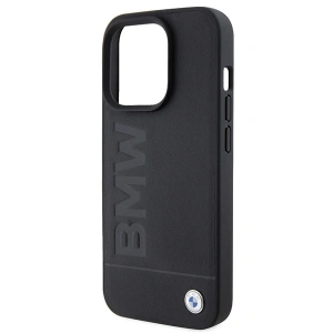Hurtownia GSM - Etui BMW BMHCP15XSLLBK Apple iPhone 15 Pro Max bőr hot stamp fekete/black - BMW505 - {ean13} - Hurt
