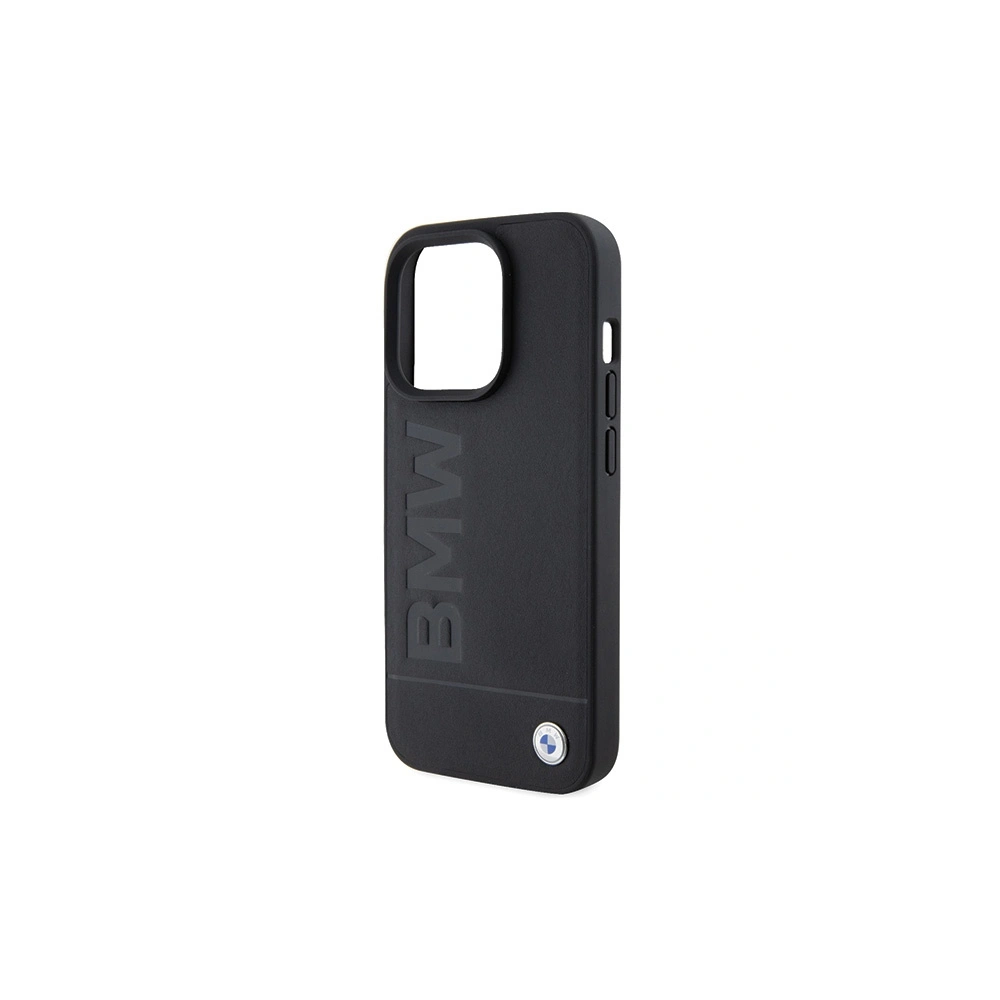 Hurtownia GSM - Case BMW BMHCP15XSLLBK Apple iPhone 15 Pro Max Leder Heißprägung schwarz/black - BMW505 - {ean13} - Hurt
