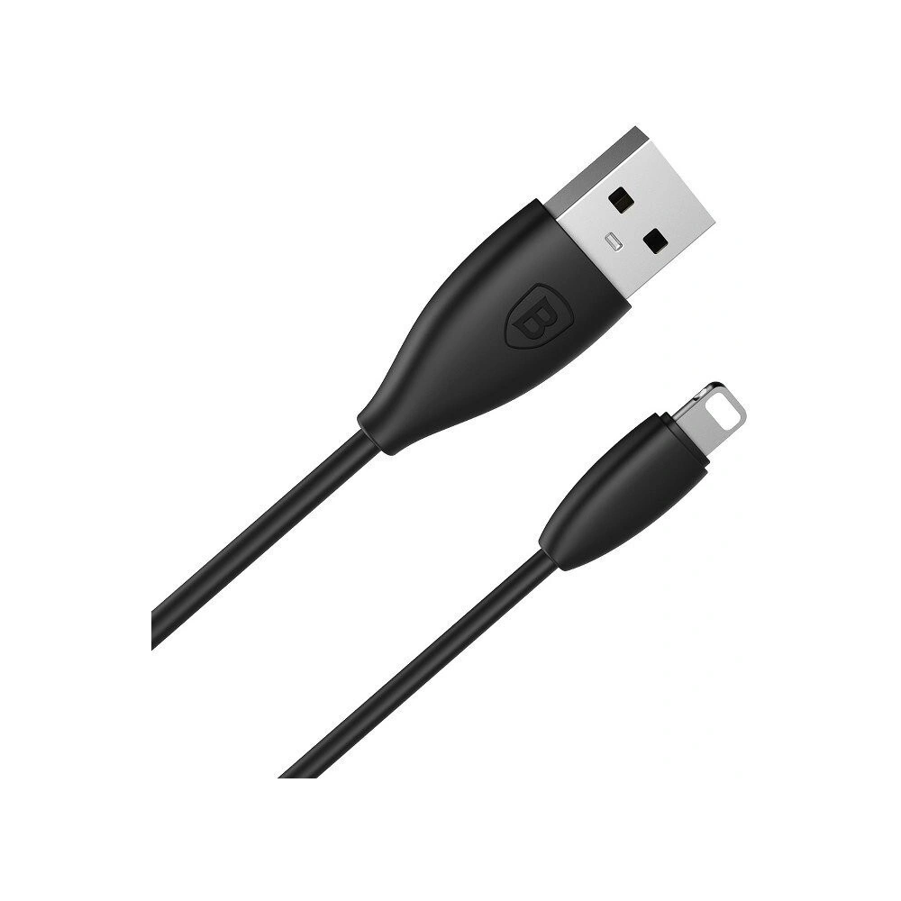 Wholesale Baseus Small Pretty Waist USB-A to Lightning Cable 2A 1.2m Black - BSU279BLK - {ean13} - Hurt