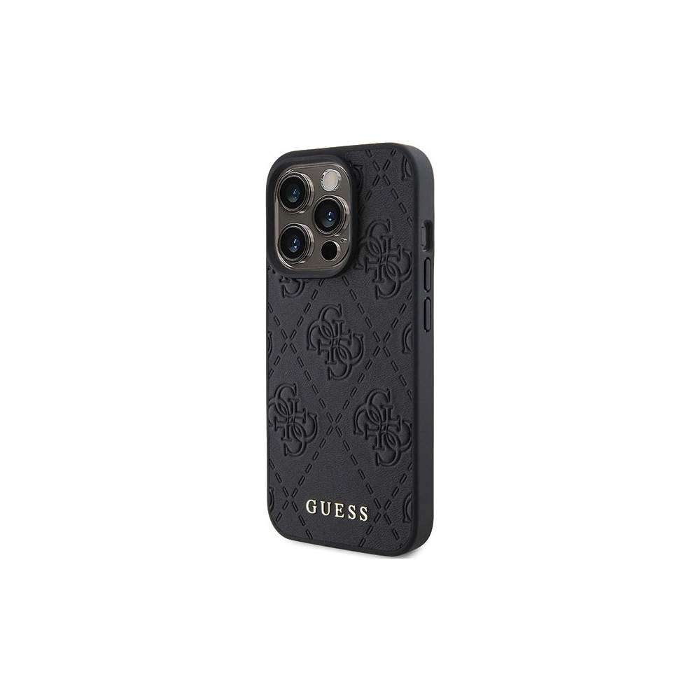 Hurtownia GSM - Case Guess GUHCP15LP4EPMK Apple iPhone 15 Pro Hardcase Leder 4G Präge schwarz/black - GUE2811 - {ean13} - Hurt