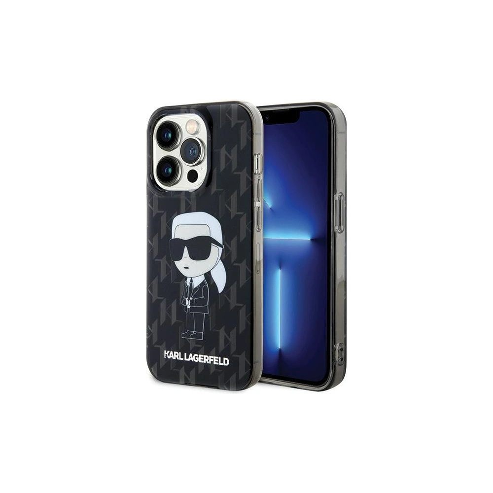 Hurtownia GSM - Etui Karl Lagerfeld KLHCP15LHNKMKLK Apple iPhone 15 Pro hardcase Monogram Ikonik transparent - KLD1649 - {ean13} - Hurt