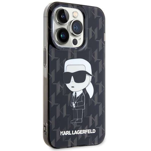 Kryt Karl Lagerfeld KLHCP15LHNKMKLK Apple iPhone 15 Pro hardcase Monogram Ikonik transparent