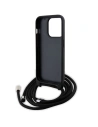Hurtownia GSM - Case Karl Lagerfeld KLHCP15LSAKCPSK Apple iPhone 15 Pro Hartschale Crossbody Saffiano Metallpin Karl & Choupette schwarz/black - KLD1651 - {ean13} - Hurt