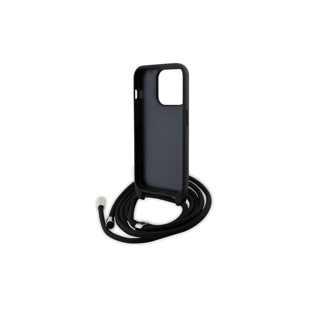 Hurtownia GSM - Case Karl Lagerfeld KLHCP15LSAKCPSK Apple iPhone 15 Pro Hartschale Crossbody Saffiano Metallpin Karl & Choupette schwarz/black - KLD1651 - {ean13} - Hurt