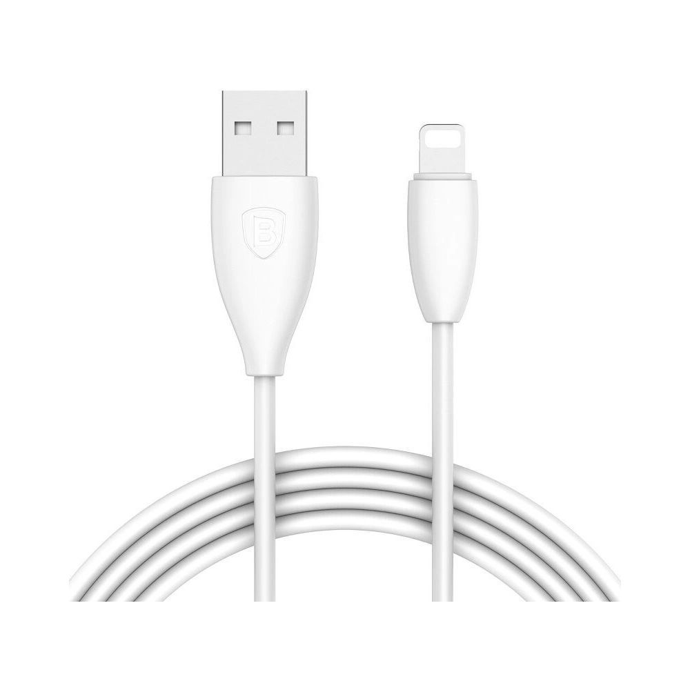 Wholesale Baseus Small Pretty Waist USB-A to Lightning Cable 2A 1.2m White - BSU280WHT - {ean13} - Hurt