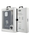 Hurtownia GSM - Case Karl Lagerfeld KLHCP15LSASKNPSK Apple iPhone 15 Pro Hardcase Crossbody Saffiano Monogram Metall-Pin Karl & Choupette schwarz/black - KLD1652 - {ean13} - Hurt