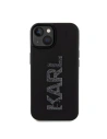 Wholesale Karl Lagerfeld KLHCP15M3DMBKCK Apple iPhone 15 Plus / 14 Plus hardcase 3D Rubber Glitter Logo black - KLD1653 - {ean13} - Hurt