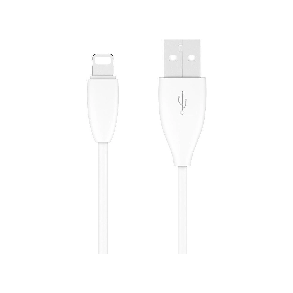 Wholesale Baseus Small Pretty Waist USB-A to Lightning Cable 2A 1.2m White - BSU280WHT - {ean13} - Hurt