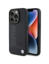 Case BMW BMHMP15XSLLBK Apple iPhone 15 Pro Max MagSafe Leder Heißpräge schwarz/black