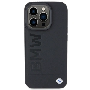 Hurtownia GSM - Case BMW BMHMP15XSLLBK Apple iPhone 15 Pro Max MagSafe Leder Heißpräge schwarz/black - BMW508 - {ean13} - Hurt