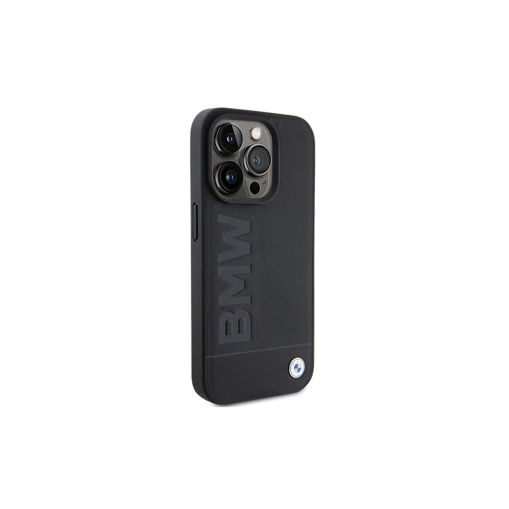 Hurtownia GSM - Etui BMW BMHMP15XSLLBK Apple iPhone 15 Pro Max MagSafe bőrtok fekete/black - BMW508 - {ean13} - Hurt