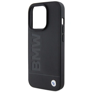 Hurtownia GSM - Case BMW BMHMP15XSLLBK Apple iPhone 15 Pro Max MagSafe Leder Heißpräge schwarz/black - BMW508 - {ean13} - Hurt
