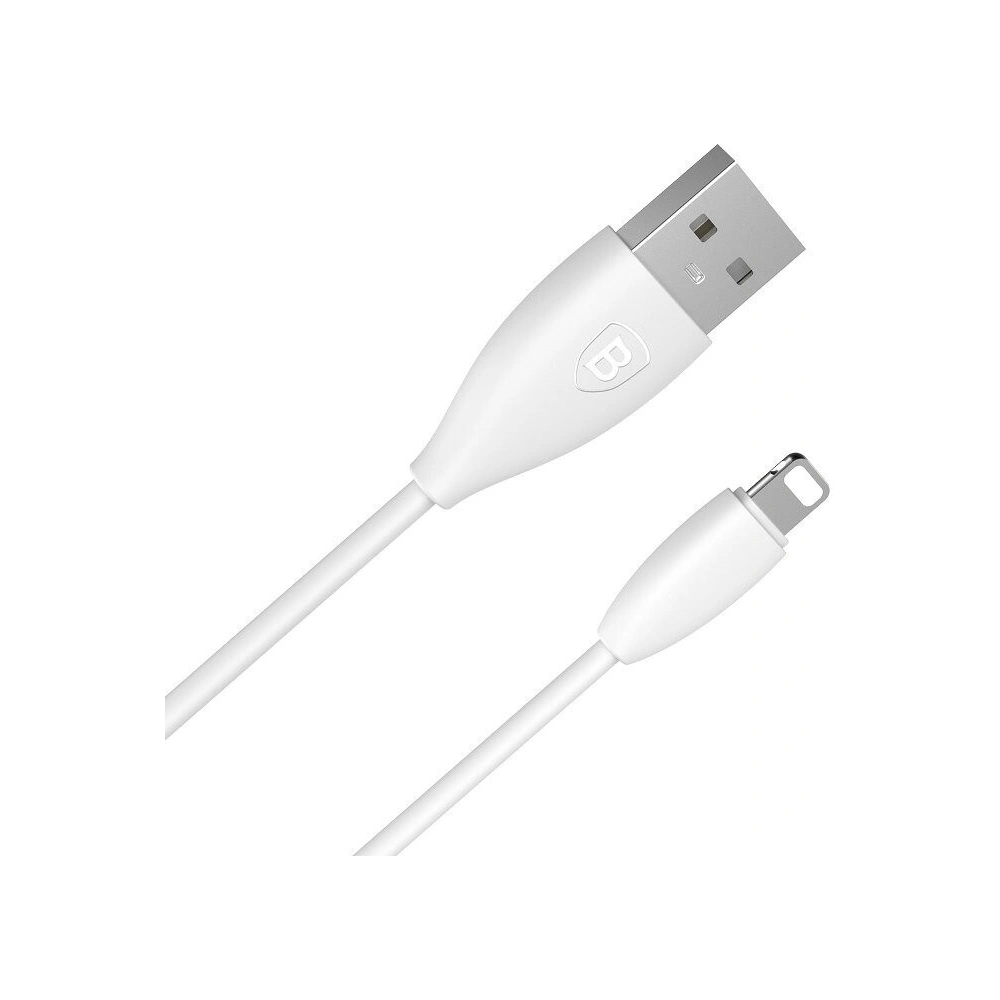 Wholesale Baseus Small Pretty Waist USB-A to Lightning Cable 2A 1.2m White - BSU280WHT - {ean13} - Hurt