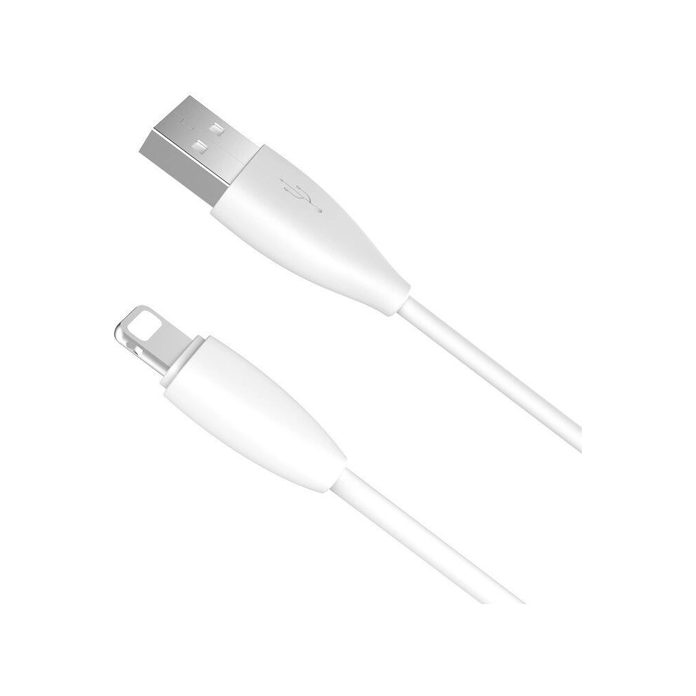 Wholesale Baseus Small Pretty Waist USB-A to Lightning Cable 2A 1.2m White - BSU280WHT - {ean13} - Hurt