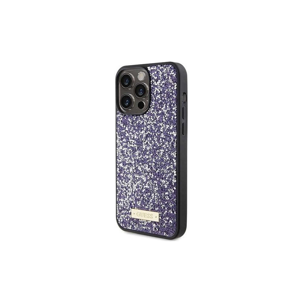 Hurtownia GSM - Etui Guess GUHCP15LPFGSBSP Apple iPhone 15 Pro hardcase Rhinestone Metal Logo roz/roz deschis - GUE2817 - {ean13} - Hurt