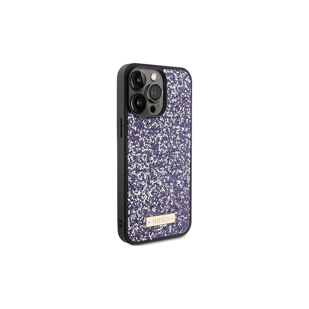 Hurtownia GSM - Etui Guess GUHCP15LPFGSBSP Apple iPhone 15 Pro hardcase Rhinestone Metal Logo roz/roz deschis - GUE2817 - {ean13} - Hurt