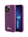 Etui Guess GUHCP15LPMSDGSF Apple iPhone 15 Pro hardcase Disco Metal Script fucsia/fucsia