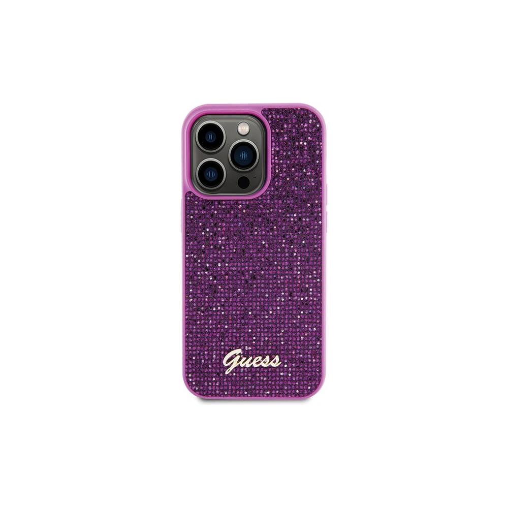 Hurtownia GSM - Etui Guess GUHCP15LPMSDGSF Apple iPhone 15 Pro hardcase Disco Metal Script fucsia/fucsia - GUE2819 - {ean13} - Hurt