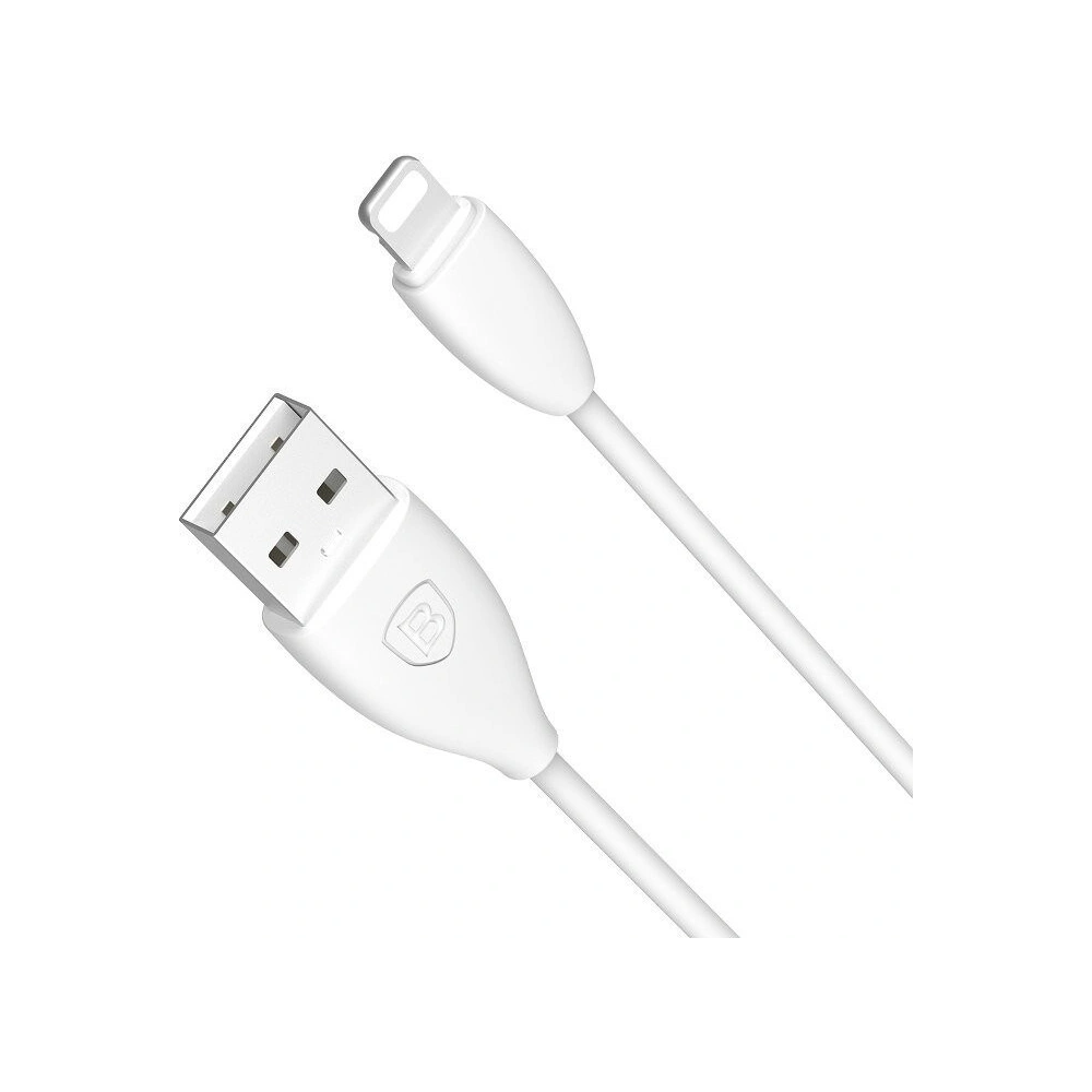 Wholesale Baseus Small Pretty Waist USB-A to Lightning Cable 2A 1.2m White - BSU280WHT - {ean13} - Hurt