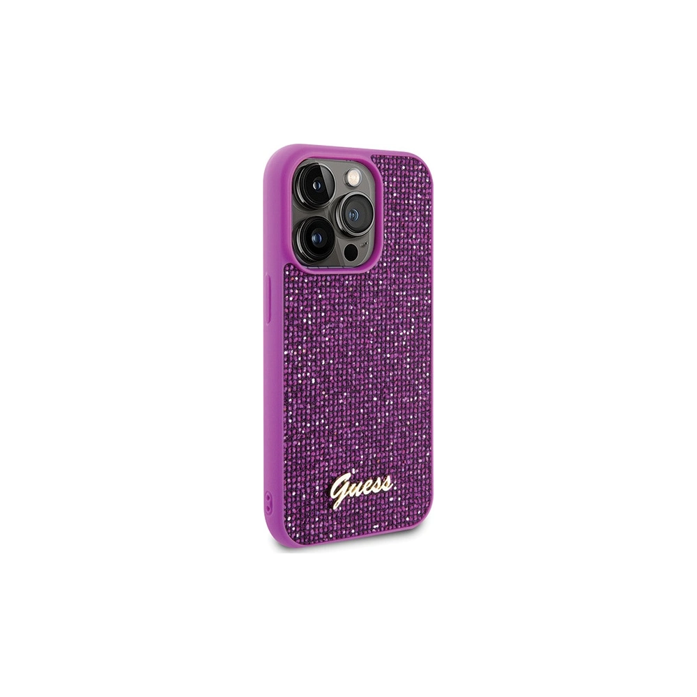 Hurtownia GSM - Etui Guess GUHCP15LPMSDGSF Apple iPhone 15 Pro hardcase Disco Metal Script fucsia/fucsia - GUE2819 - {ean13} - Hurt