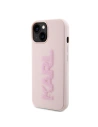 Hurtownia GSM - Etui Karl Lagerfeld KLHCP15M3DMBKCP Apple iPhone 15 Plus / 14 Plus keménytok 3D Gumi Csillogó Logo rózsaszín/pink - KLD1654 - {ean13} - Hurt