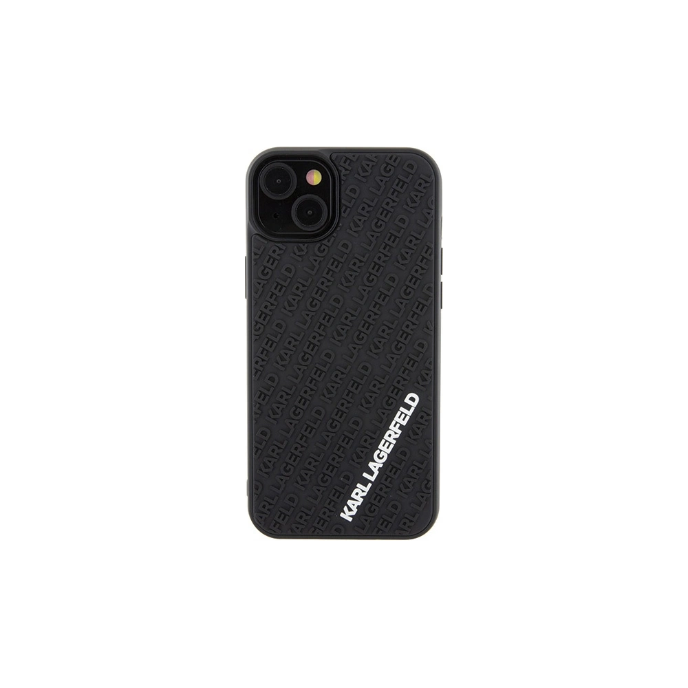 Hurtownia GSM - Etui Karl Lagerfeld KLHCP15M3DMKRLK Apple iPhone 15 Plus / 14 Plus kemény tok 3D gumi többszörös logó fekete/black - KLD1655 - {ean13} - Hurt