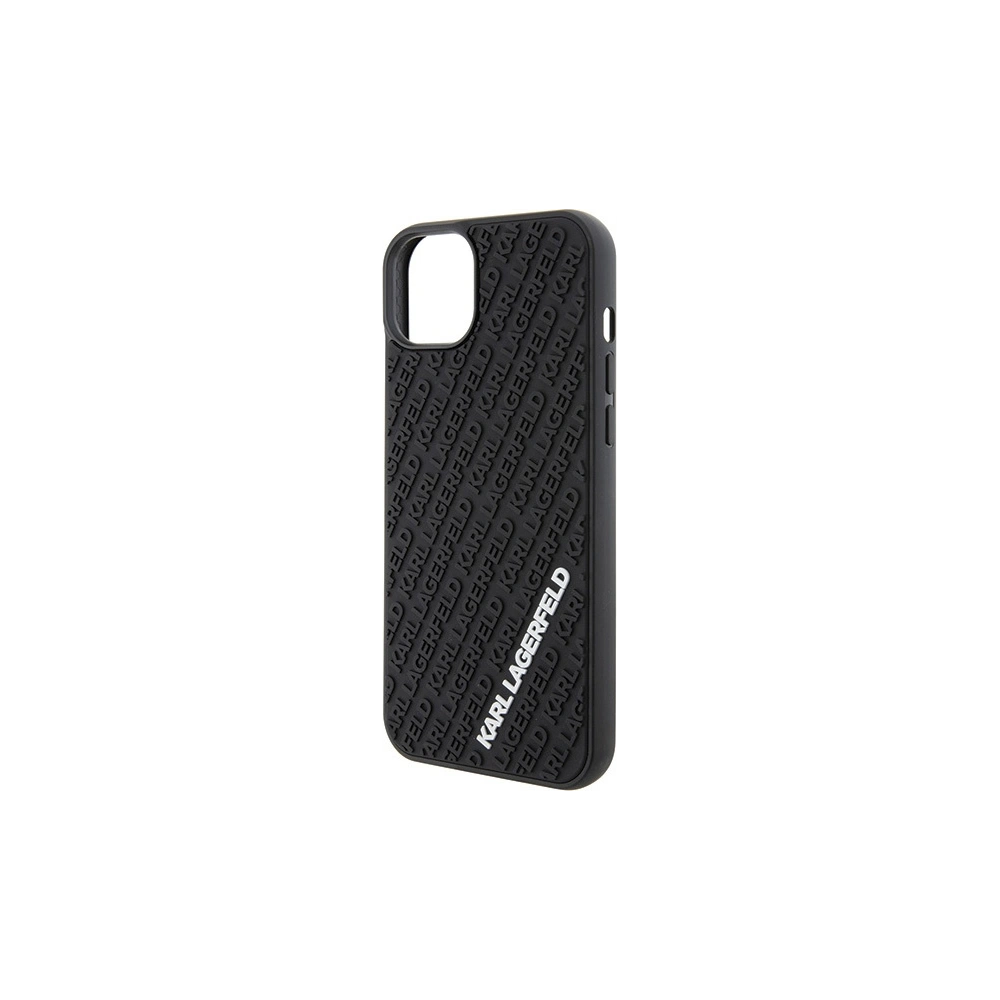 Hurtownia GSM - Etui Karl Lagerfeld KLHCP15M3DMKRLK Apple iPhone 15 Plus / 14 Plus kemény tok 3D gumi többszörös logó fekete/black - KLD1655 - {ean13} - Hurt