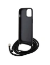 Hurtownia GSM - Etui Karl Lagerfeld KLHCP15MSAKCPSK Apple iPhone 15 Plus / 14 Plus hardcase Crossbody Saffiano Metal Pin Karl & Choupette czarny/black - KLD1656 - {ean13} - Hurt