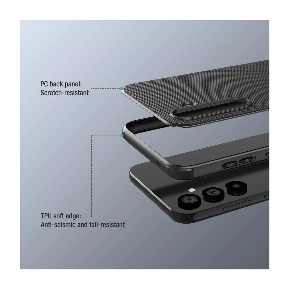 Hurtownia GSM - Case Nillkin Super Frosted Shield Pro Samsung Galaxy S23 FE schwarz - NLK1209 - {ean13} - Hurt