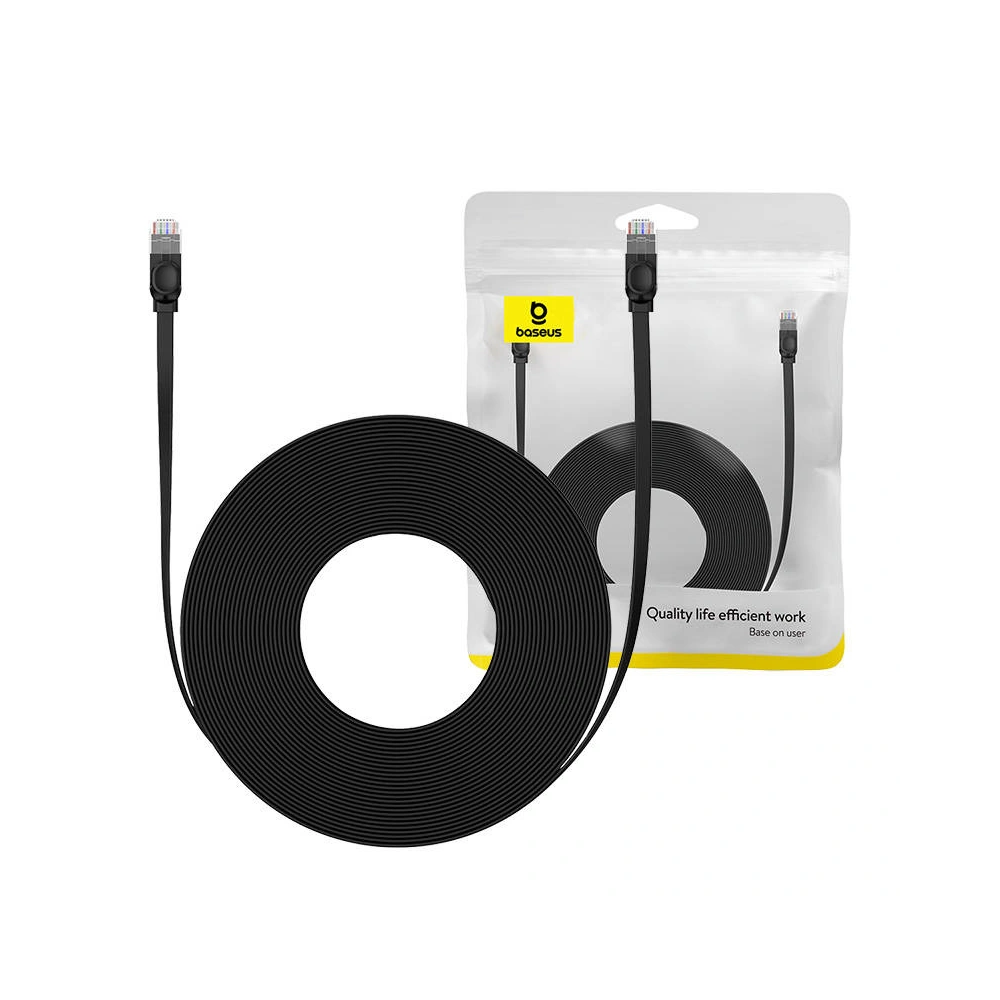 Hurtownia GSM - Hálózati kábel Baseus Ethernet CAT6 20m (fekete) - BSU4561 - {ean13} - Hurt