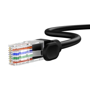 Hurtownia GSM - Hálózati kábel Baseus Ethernet CAT5 1m (fekete) - BSU4563 - {ean13} - Hurt