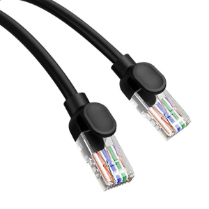 Hurtownia GSM - Hálózati kábel Baseus Ethernet CAT5 1m (fekete) - BSU4563 - {ean13} - Hurt