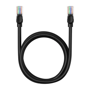Hurtownia GSM - Hálózati kábel Baseus Ethernet CAT5 1,5m (fekete) - BSU4564 - {ean13} - Hurt