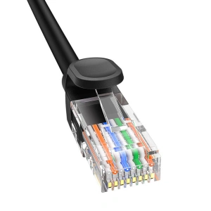 Hurtownia GSM - Hálózati kábel Baseus Ethernet CAT5 1,5m (fekete) - BSU4564 - {ean13} - Hurt