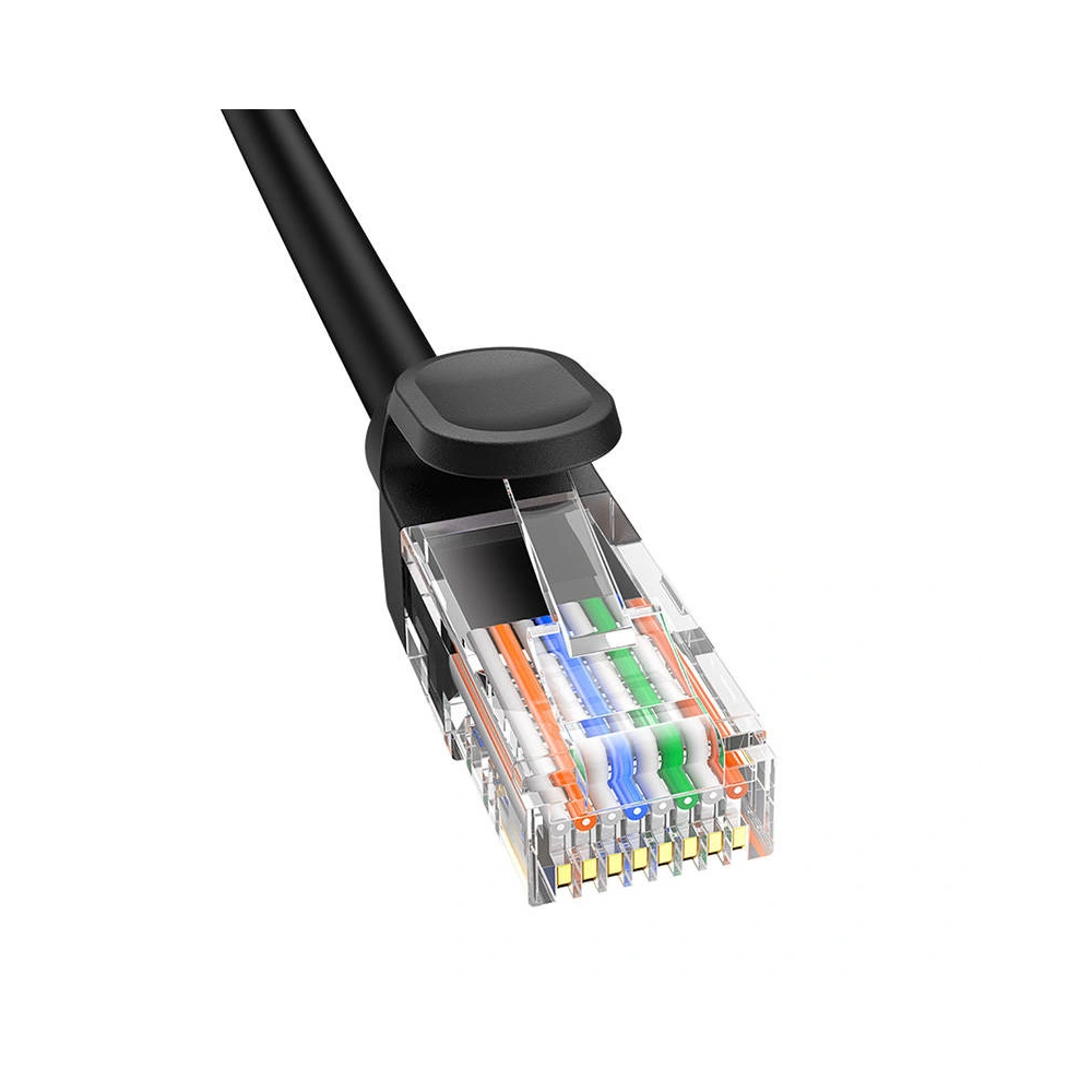 Hurtownia GSM - Hálózati kábel Baseus Ethernet CAT5 1,5m (fekete) - BSU4564 - {ean13} - Hurt