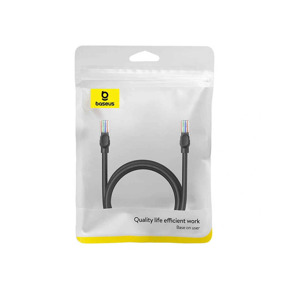 Kabel síťový Baseus Ethernet CAT5 1,5m (černý)