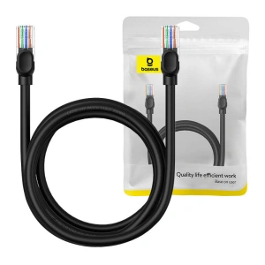 Hurtownia GSM - Hálózati kábel Baseus Ethernet CAT5 2m (fekete) - BSU4565 - {ean13} - Hurt