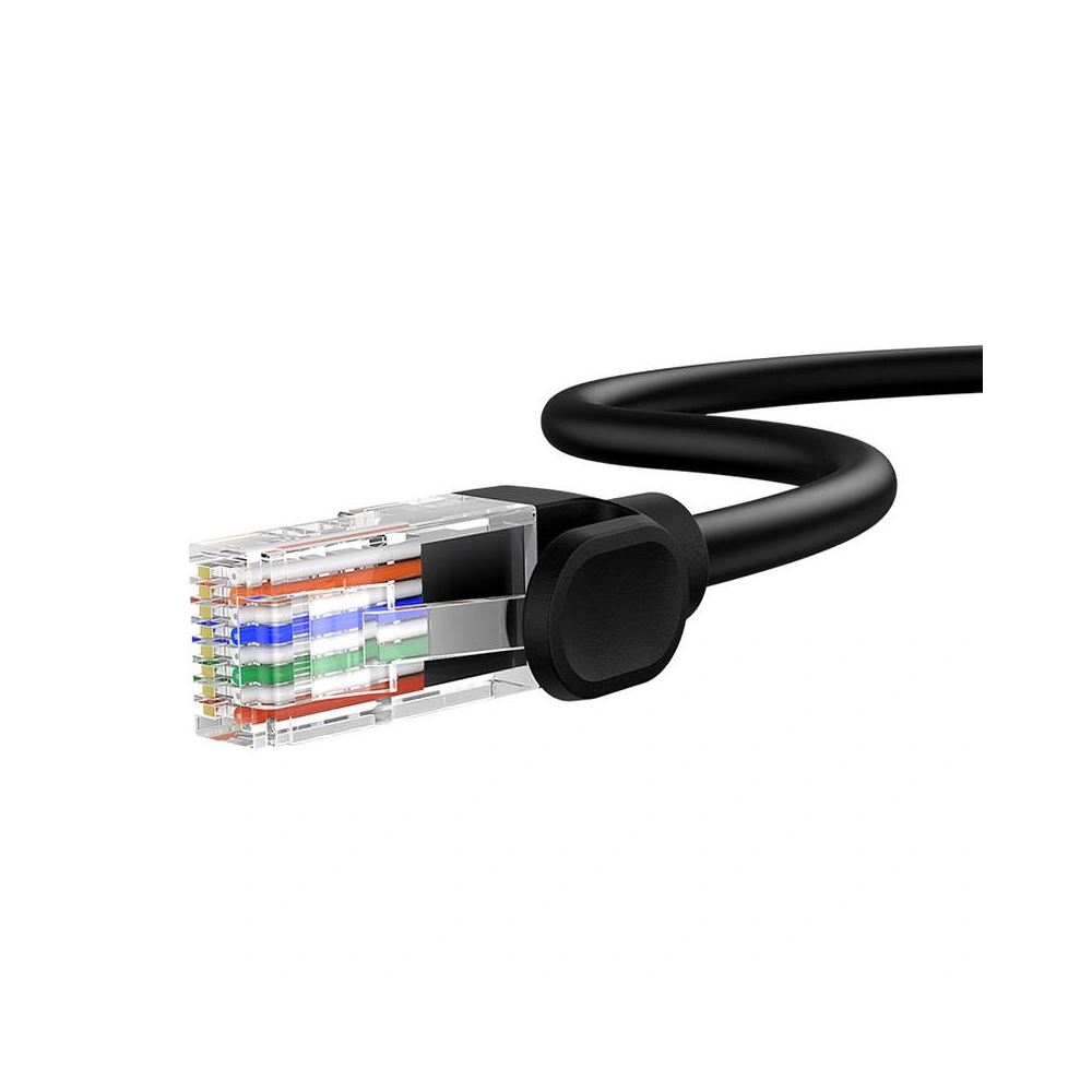 Hurtownia GSM - Hálózati kábel Baseus Ethernet CAT5 2m (fekete) - BSU4565 - {ean13} - Hurt