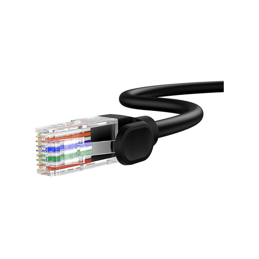 Hurtownia GSM - Cablul de rețea Baseus Ethernet CAT5 3m (negru) - BSU4566 - {ean13} - Hurt