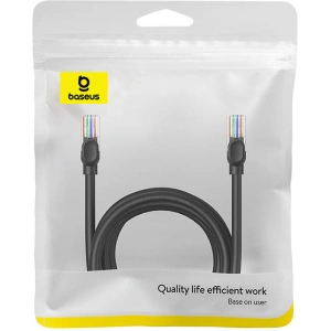 Hurtownia GSM - Hálózati kábel Baseus Ethernet CAT5 5m (fekete) - BSU4567 - {ean13} - Hurt